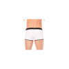 Mini-Pants blanc échancré avec zip 